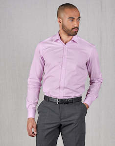 Mens Check Shirts: London Pink Check Shirt