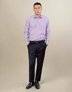 Winter Essentials: Lotus Navy Pinstripe Suit Trouser