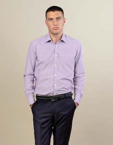 London Purple Bengal Stripe Shirt