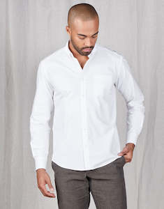 White Shirts: Ohope White Oxford Shirt