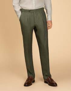 Evans Olive Green Linen Trouser