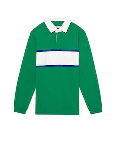 R M Williams: R.M.Williams Tweedale Green & White Rugby Top