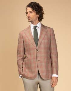Malta Pink & Sage Glen Check Blazer