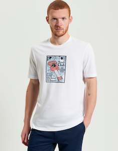 Gifts Under 75: Ben Sherman Boat And Guitar Character White T-Shirt