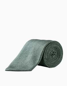 Dark Green Twill Italian Silk Tie