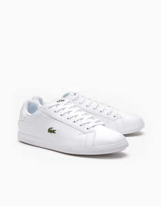 Race Ready: Lacoste Graduate White Sneaker