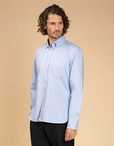 Ohope Blue Oxford Button Down Shirt