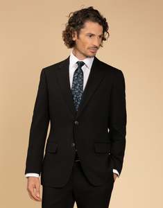 Lido Black Suit Jacket