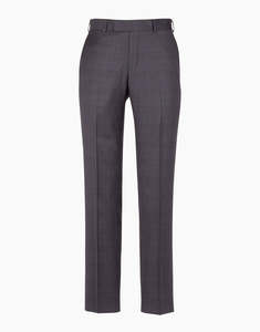 Back To Work Essentials: Lotus Navy Check Suit Trouser