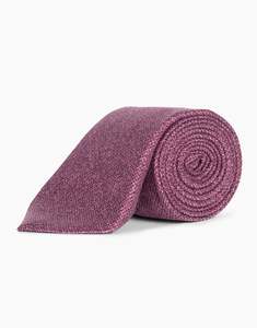 Winter Essentials: Merlot Textured Italian Silk Tie