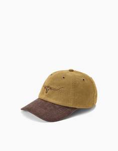 R M Williams: R.M. Williams Longhorn Wax Cotton Tan Cap