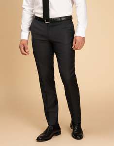 Essentials: Lotus Charcoal Twill Suit Trouser