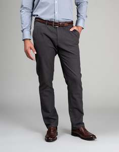 Winter Essentials: Tyler Khaki Green Birdseye Chinos