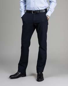 Winter Essentials: Tyler Navy Birdseye Chinos