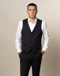 Waistcoat: Churchill Black Waistcoat