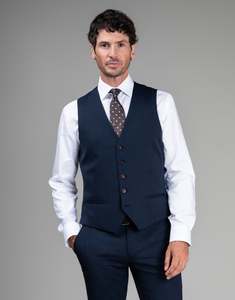 Waistcoat: Churchill Navy Waistcoat