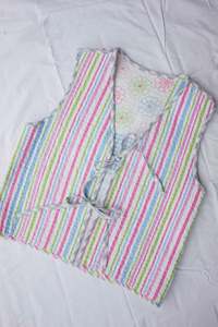 Tops: Reversible Dream Vest - Pastel Dods (8)