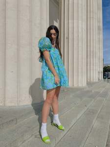 New Zealand Made: Dumpling Dress - Vintage Floral