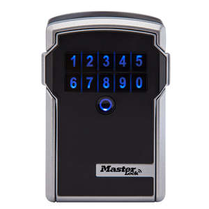 Master Lock Key Safes: Master Lock MA5441: Bluetooth Wall Mount Lock Box