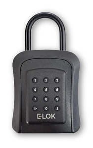 Key Safes Lock Boxes: E-Lok EL737: Bluetooth Lock Box With Shackle