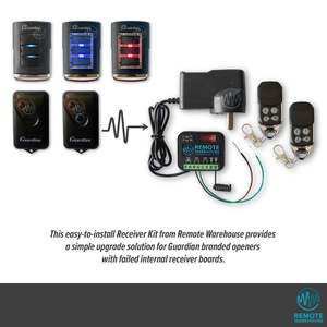 Guardian Garage Door Remotes: Guardian Garage Door Receiver Kit Upgrade