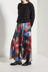 JULIETTE HOGAN "Splotch" Maxi Skirt