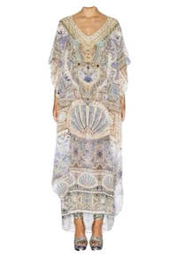 CAMILLA "Sacred Waters V Neck" Kaftan