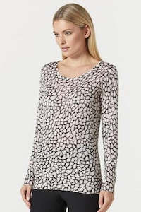 Knitwear: CABLE MELBOURNE "Merino Pebble Print" Jumper