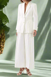 Coats Jackets: AJE "Tranquility Pleated" 2 Piece