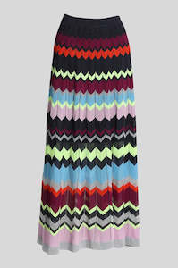 GORMAN "Zig Zag" Maxi Skirt