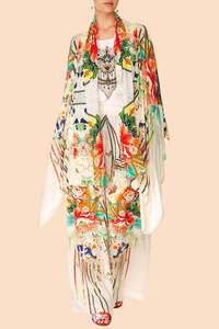 CAMILLA "Ms Maiko" Cape With Silk Scarf
