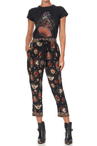 Pants: CAMILLA "Montagues Capulet "Slim Leg Drop Crotch Pant