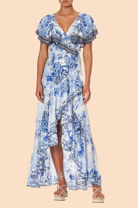 Camilla 1: CAMILLA "High Tea Frill" Maxi Dress