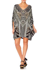 Camilla 1: CAMILLA "Tribal Theory" Bat Sleeve Dress