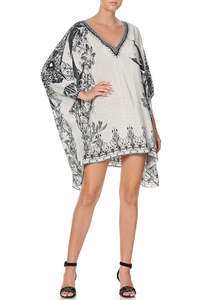 CAMILLA "Silver Linings" Short Kaftan