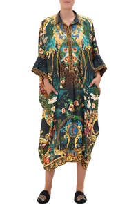 CAMILLA "Fearless Felis" Bat Wing Kaftan