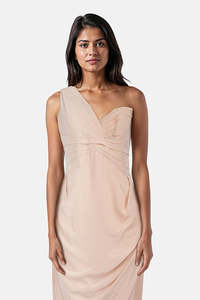 Zimmermann: ZIMMERMANN "One Shoulder Silk Crepe" Dress
