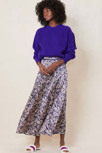 FORTE_FORTE "Liberty" Floral Silk Skirt