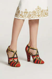 Prada: PRADA "Woven" Plait Heels