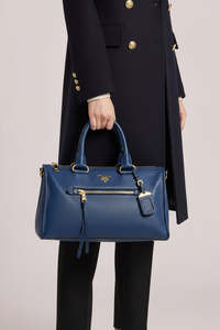Accessories: PRADA "Bauletto Two-way" Satchel