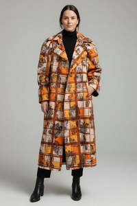 Coats Jackets: TRELISE COOPER "Check" Stevie Wonder Coat