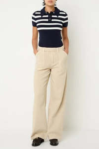 CLAUDIE PIERLOT "Jeaneve" Wide-leg Jeans