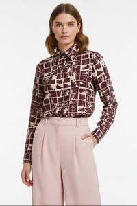 Tops: VICTORIA VICTORIA BECKHAM "Photo Grid" Blouse