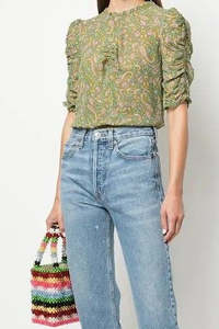 Tops: VERONICA BEARD "Natuka Paisley" Blouse