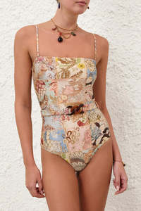 Swimwear: ZIMMERMANN "Daylight" Bandeau One-Piece