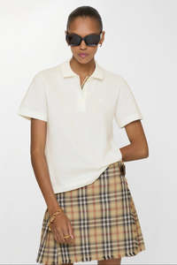 Tops: BURBERRY "Cotton" Polo Shirt