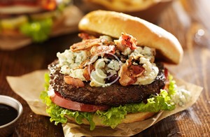 Products: Juicy cheese burger