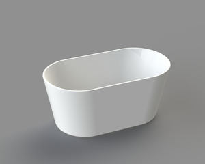Bath: Nora Orbita Free Standing Bath without Overflow 1350mm (RN1002-1350)