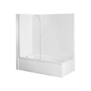 Bath: Englefield Shower Over Bath Combo 1520 x 760mm Screen Standard 800mm Flat Wall (45917A-0)