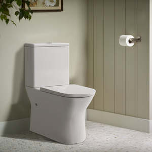 Toilets: Englefield Tivoli Raised Height Rimless Toilet Suite (31635A-0)